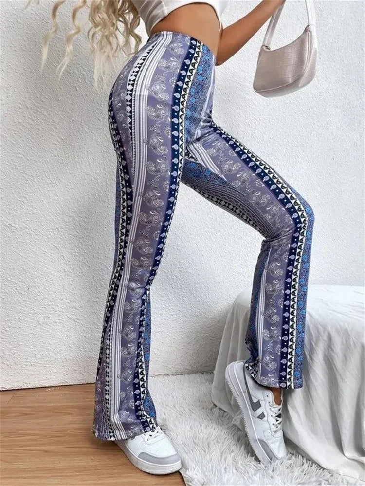 Printed Flare Leggings