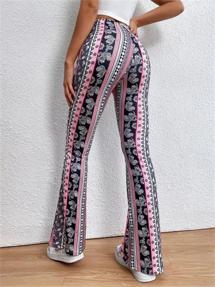 Printed Flare Leggings