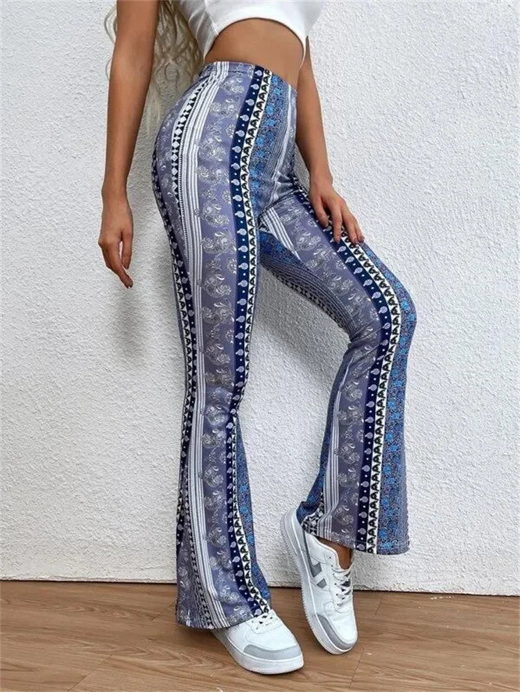 Printed Flare Leggings