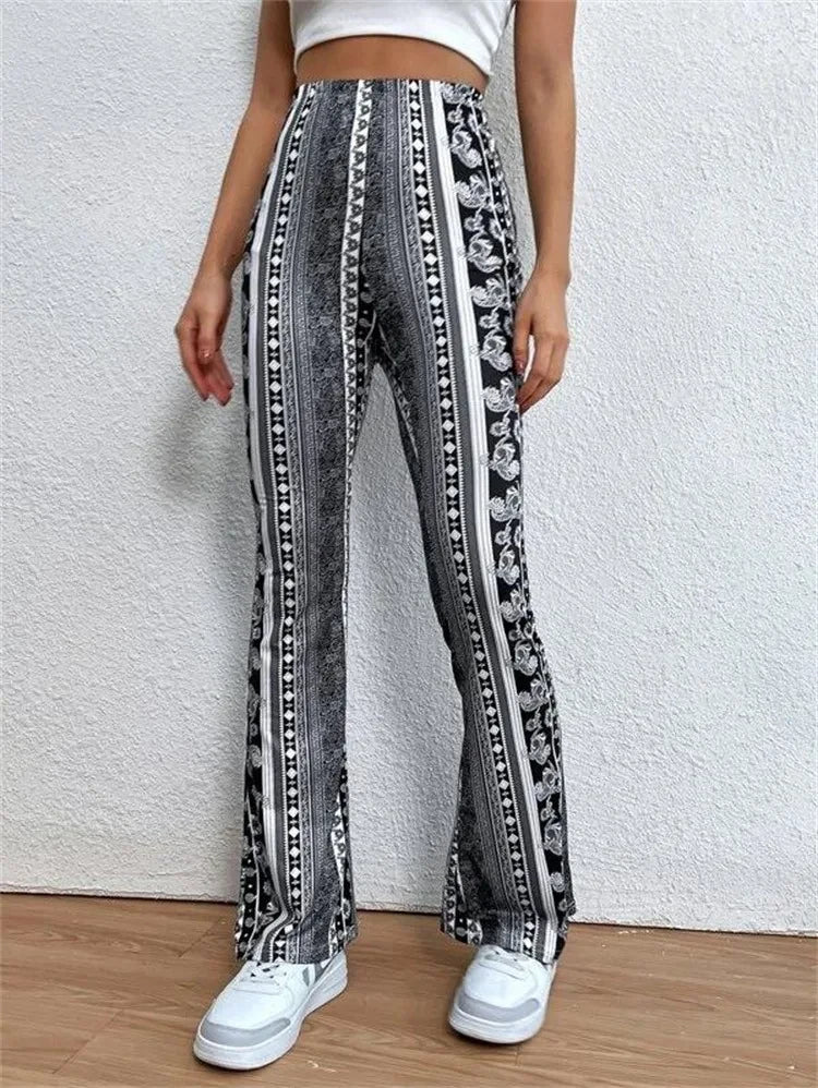 Printed Flare Leggings