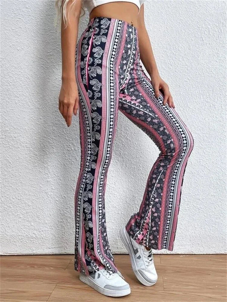 Printed Flare Leggings